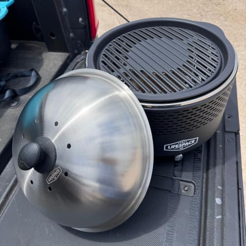 Lifespace Portable Lightweight Charcoal Grill with FREE Carry Bag