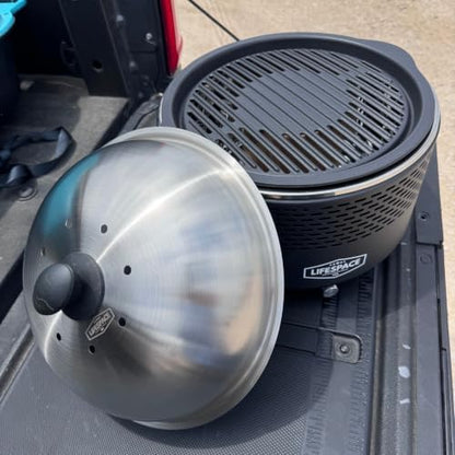 Lifespace Portable Lightweight Charcoal Grill with FREE Carry Bag
