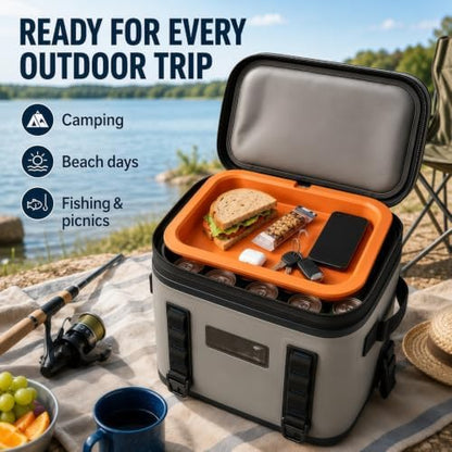 Upper Cooler Tray Insert Compatible with YETI Hopper Flip 12 Organizer