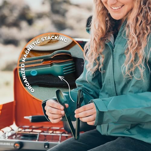 FULL WiNDSOR - MAGWARE Magnetic Travel Camping Cutlery Utensils Set