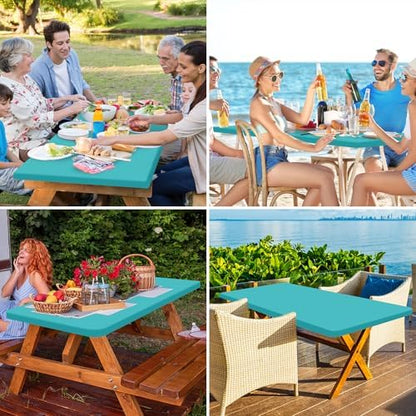 homing Rectangle Table Cloth Cover 4 Foot Elastic Fitted Tablecloth