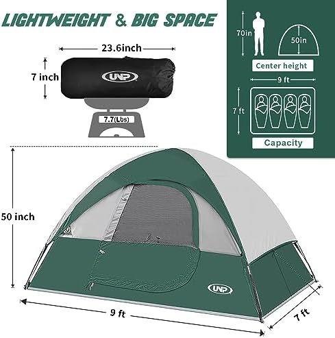 Camping Tent 2-4 Person Dome Tents