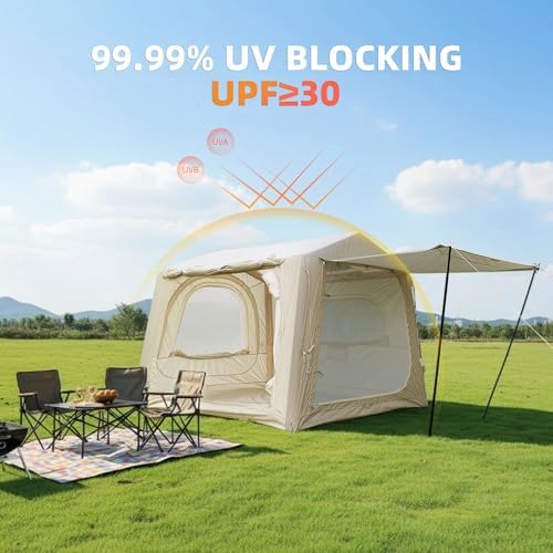 Inflatable Camping Tent with Hand Pump