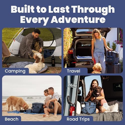 Rubyloo Original Doggy Bag™ Dog Travel Bag for Supplies with Travel Bowls