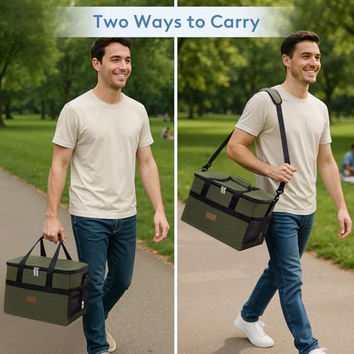 Lifewit Cooler Bag 30/50/60 Cans Collapsible, Insulated Large Lunch Bag