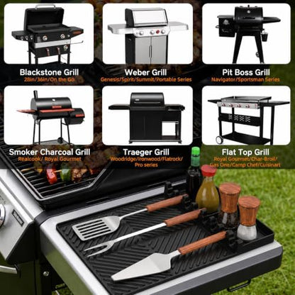 Find law Silicone Tools Mat for Griddle & Kitchen Countertop
