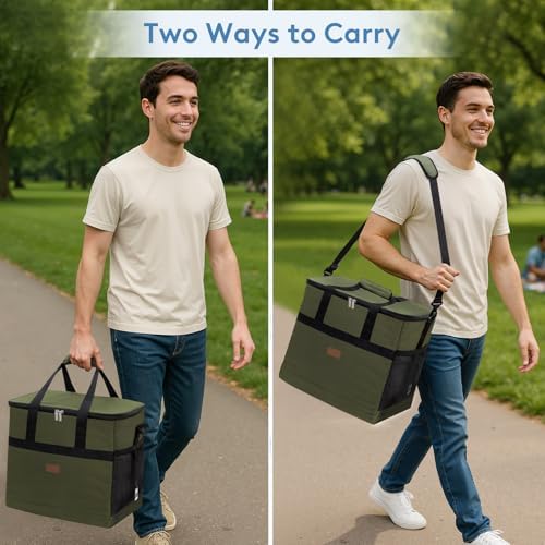 Lifewit Cooler Bag 30/50/60 Cans Collapsible, Insulated Large Lunch Bag