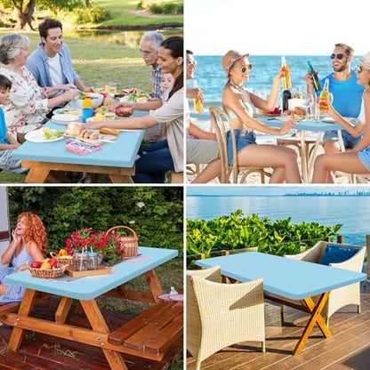homing Rectangle Table Cloth Cover 6 Foot Elastic Fitted Tablecloth