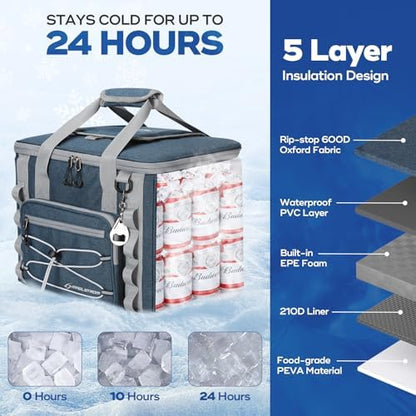 Maelstrom 30/40 Can Soft Cooler Bag, Leakproof Insulated Ice Chest