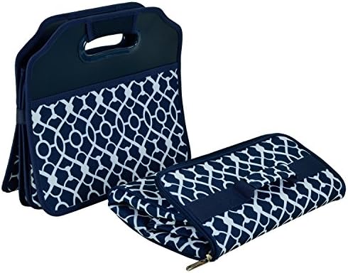 Picnic at Ascot 3 Section Folding Trunk Organizer- with Removable Cooler- Designed & Quality Approved in the USA