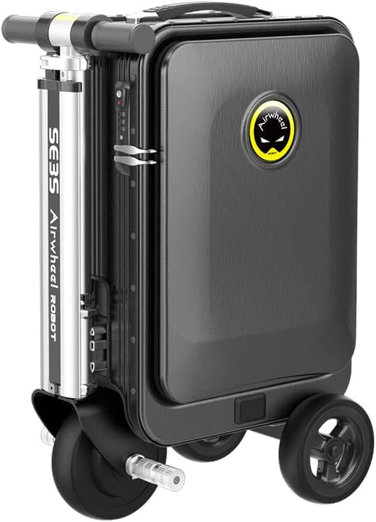 Airwheel SE3S Smart Rideable Suitcase Electric Luggage Scooter For Travel (black)