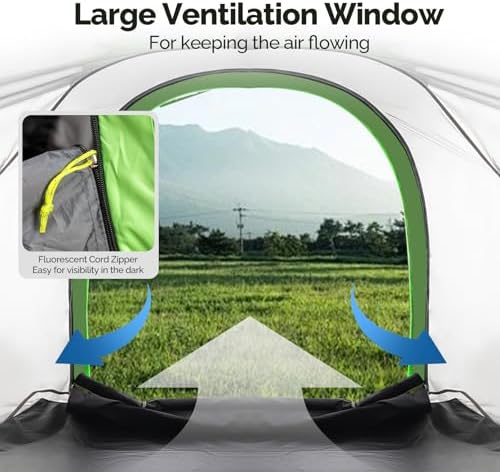 TUFFIOM 5.5-6ft Truck Tent 2.0, Pickup Truck Bed Tent with Waterproof PU3000mm and Double Layer for 2-3 People Camping, Easy Set Up, Portable for Truck Camper