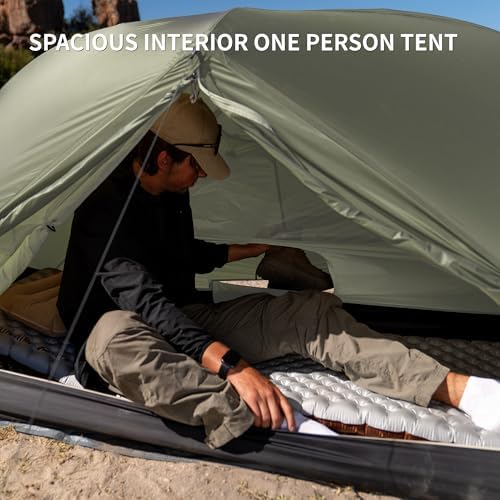 Naturehike Mongar Upgraded 1/2/3 Person Backpacking Tent,Waterproof Lightweight Camping Tent with Footprint