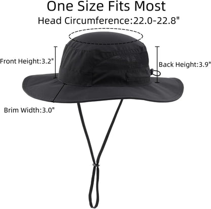 Connectyle Women's UPF 50+ Sun Hat UV Protection Wide Brim Bucket Hat Summer Beach Hats Fishing Hiking Outdoor Safari Hats