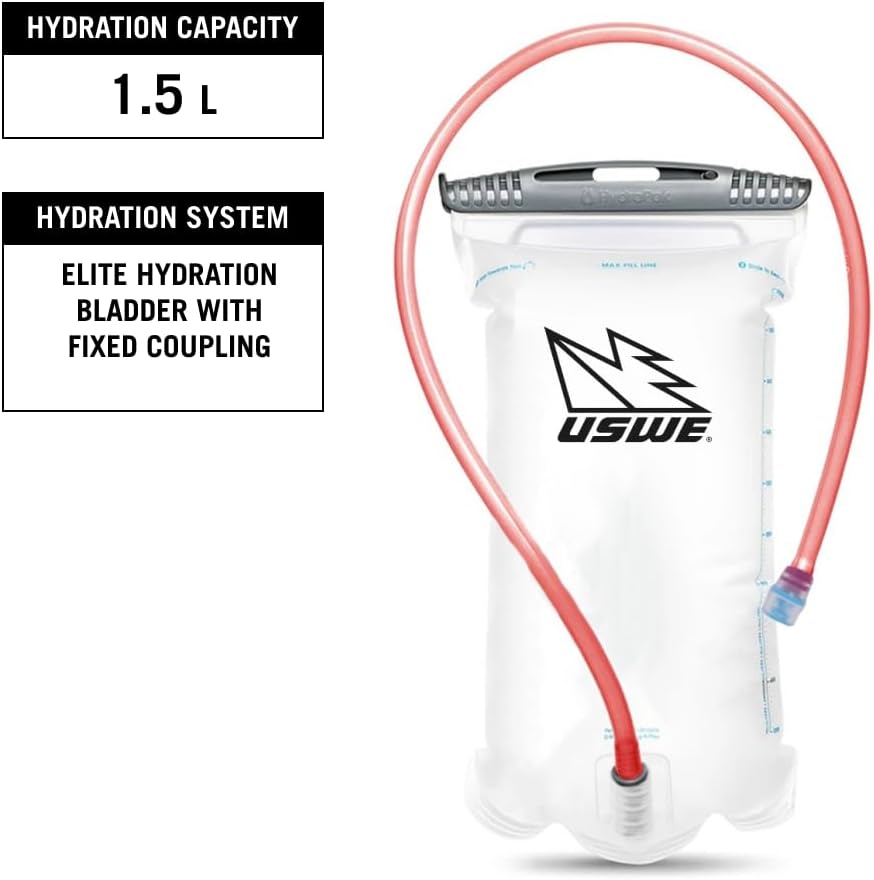 USWE Outlander Hydration Pack with Water Bladder, Hydration Backpack - Backpack for Cycling, MTB, Trail Running & More