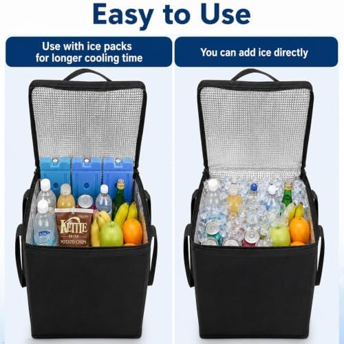 Insulated Cooler Organizer Insert, Compatible with X Large Bogg Bag, Waterproof Portable Cooling Storage Liner, Practical Bogg Bag Accessories for Beach Trips, Picnic, Camping & Outdoor Activities