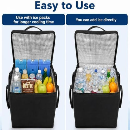Insulated Cooler Organizer Insert, Compatible with X Large Bogg Bag, Waterproof Portable Cooling Storage Liner, Practical Bogg Bag Accessories for Beach Trips, Picnic, Camping & Outdoor Activities