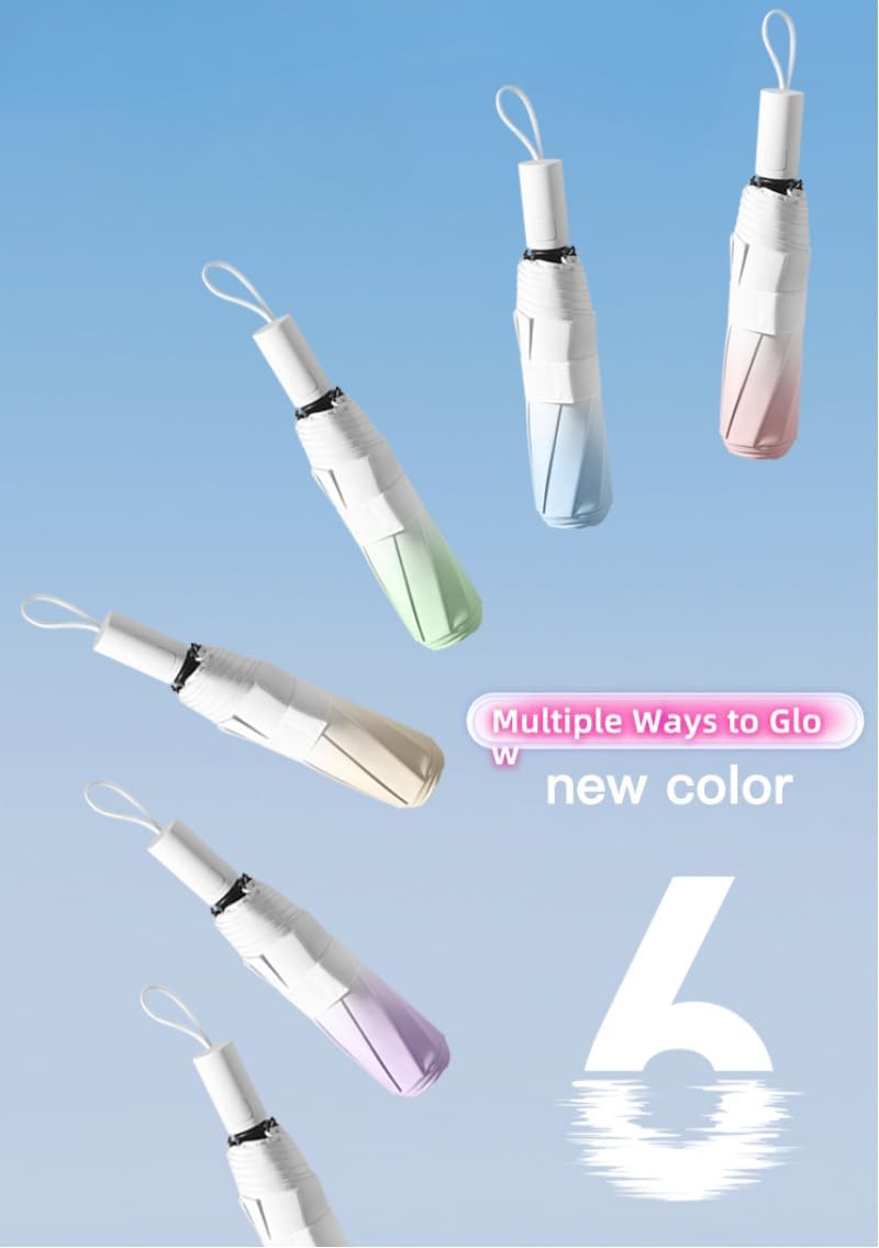 Compact Travel Umbrella - Auto Open Close Small Umbrella, Lightweight Design for Sun & Rain Protection