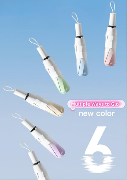 Compact Travel Umbrella - Auto Open Close Small Umbrella, Lightweight Design for Sun & Rain Protection