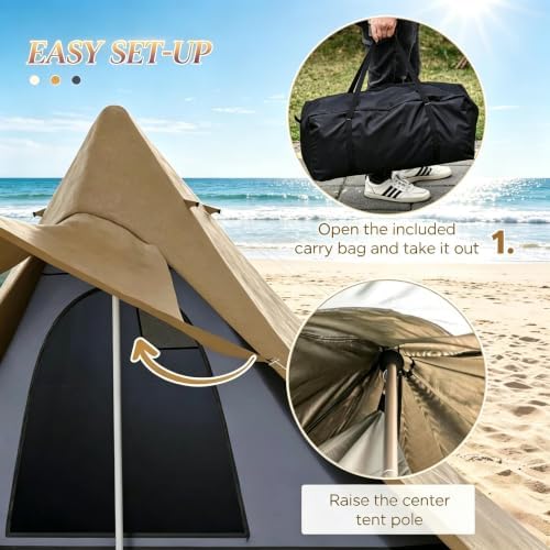 Pop Up Tents for Camping Waterproof Camping Tent Person Family