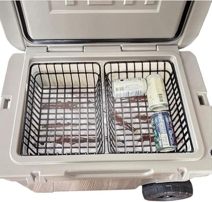 2 Pack Cooler Basket for Yeti Tundra Haul,Stays Food Chilled and Dry, Compatible with Other Cooler Accessories Cooler Locks, Dividers, Ice etc