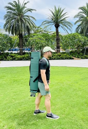 VTOY Portable Folding Camping Chair with Canopy, Outdoor Sun Shade Chair