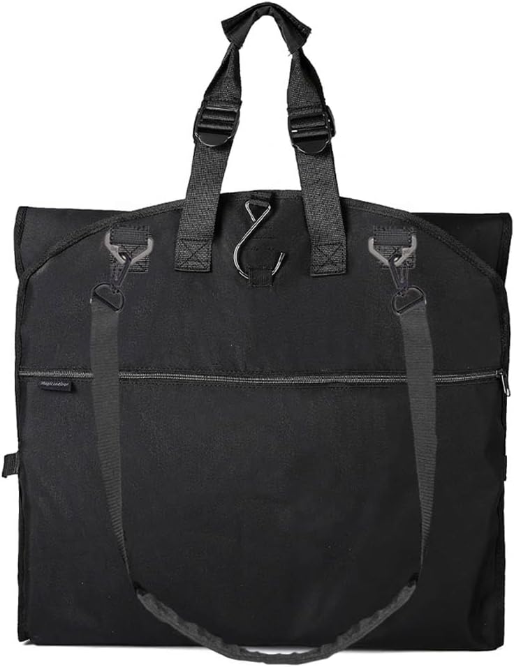 66" Versatile Travelling bags Wedding Dress Travel Garment Bag Tri-Fold Gown Length w/Hanging Hook Extra Pocket