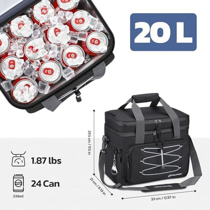 Maelstrom 24/30/60 Can Soft Cooler Bag, Double Deck Portable Ice Chest