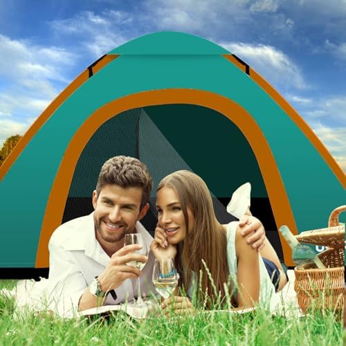 Portable Camping Tent, 2 Person Lightweight, Waterproof Windproof, UV Protection for Outdoor US