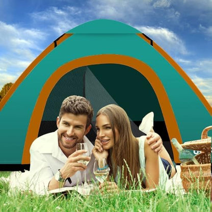 Portable Camping Tent, 2 Person Lightweight, Waterproof Windproof, UV Protection for Outdoor US