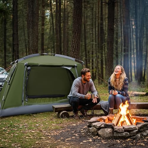 Night Cat Backpacking Tent for Camping: Portable 1-2 Person Hiking Waterproof Tent Quick Setup and Compact for Outdoor Festivals