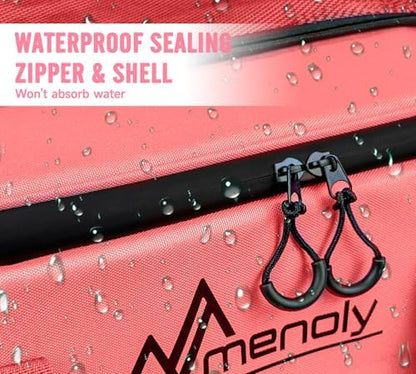 MENOLY Paddle Board Accessories Cooler, 25L Sup Kayak Deck Cooler Bag Fit 30 Cans with Bottle Opener, Adjustable Strap for Paddleboarding, Kayaking, Camping