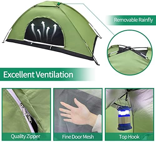 Sutekus Tent Camouflage Patterns Camping Tent Backpacking Tent for Camping Hiking 【Outdoor Equipment】
