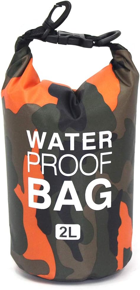 Waterproof Dry Bag 2L/5L/10L/15L/20L/30L, Roll Top Sack Keeps Gear Dry for Kayaking, Rafting, Boating, Swimming, Camping, Hiking, Beach, Fishing with Free Waterproof Phone Case