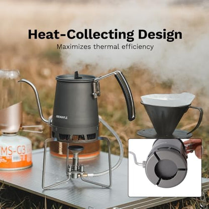 Fire-Maple Petrel Foldable Pour-Over Coffee Kettle 350ml Gooseneck Tea Pot
