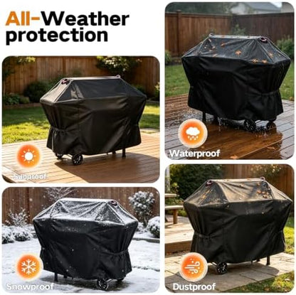 68" Grill Cover for ZH3005Y 2-Burner Gas and Charcoal Combo Grill
