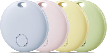 Reyke Air Tracker-4 Pack Smart Tag, Luggage Tracker Works with Apple Find My (iOS Only), Item Finder for Key, Backpack, Wallet, IP67 Waterproof