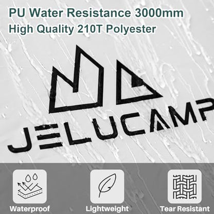 JELUCAMP 1/2/4/6 Person Dome Tents for Camping Lightweight Backpacking Tent