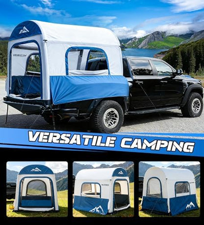 WildFinder Inflatable Truck Bed Tent 5.5ft-8ft, Pickup Truck Tent with Pump
