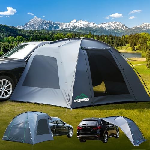 WildFinder SUV Tent, Car Tents for Camping, SUV Tailgate Tent for Family