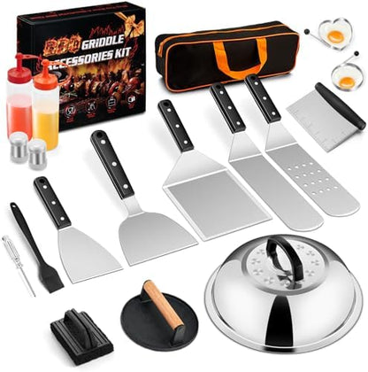 Joyfair 18Pcs Griddle Accessories Kit for Blackstone, (ABS Handles)