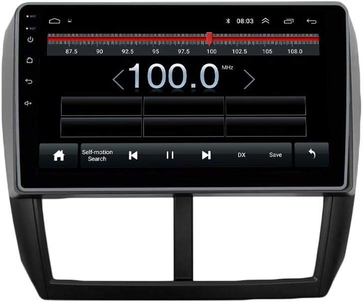 Kunfine Car CarPlay Android Auto Navigation Stereo GPS Radio Reverse Camera Display 9" IPS Touchscreen Headunit Tablet Pad Media Player for Subaru Forester 2007-2013, if Applicable Octa Core 3G+32G