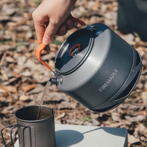 Fire-Maple XT2 1.3L Camping Kettle Portable Teapot with Heat Exchanger