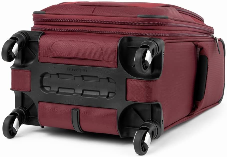 Travelpro Maxlite 5 Softside Expandable Carry-On Luggage with Spinner Wheels, Lightweight, 21-Inch —Burgundy