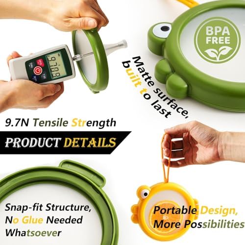Silicone Food Storage Containers, 4Pcs Avocado Saver Produce Holder
