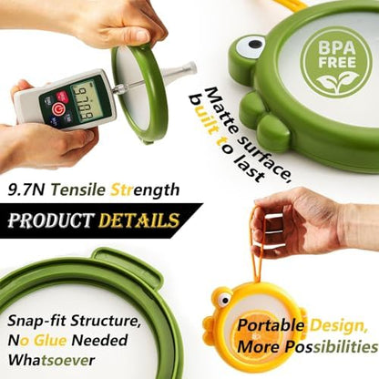 Silicone Food Storage Containers, 4Pcs Avocado Saver Produce Holder