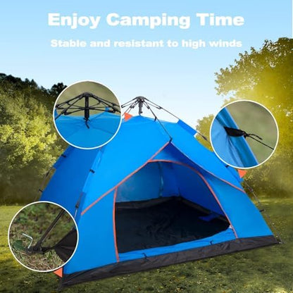 DIMAR GARDEN Pop Up Camping Tent Instant Automatic Tent,Outdoor Quick Setup