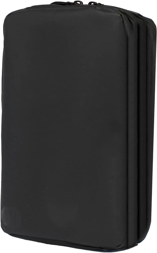 Gravel Explorer Slim Hanging Water Resistant Travel Toiletry Bag, Shaving Kit, Makeup Bag, Dopp Kit for Men and Women