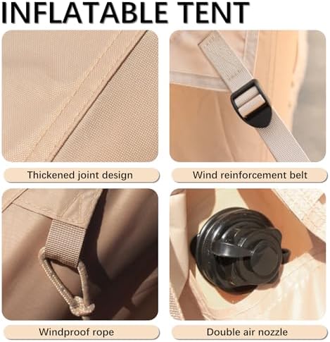 Inflatable Camping Tent with Hand Pump