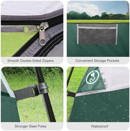 CAMPROS CP Tents for Camping 2/4/6 Person, Waterproof Windproof Dome Tent
